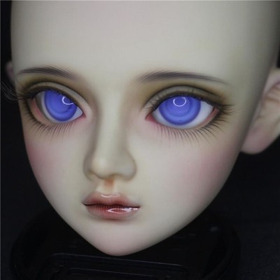 BJD人形の目1618 mmスカイブルーライトブルー眼球彩瞳精霊の目