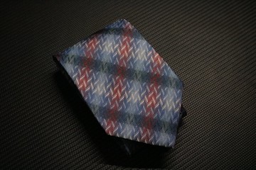 夢幻藍日式真絲領帶復古風necktie