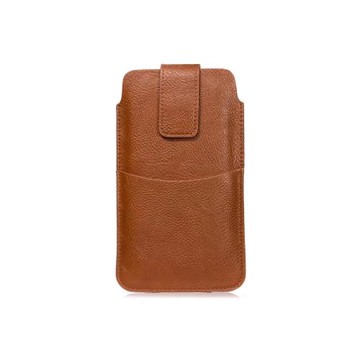 6.5寸手機包穿皮帶腰包手機袋5.5寸通用豎掛直插皮套超薄插卡7寸