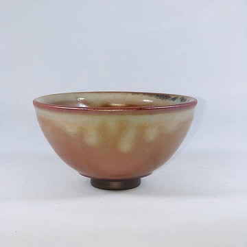 【唯一手作】柴燒 志野茶碗JC064
