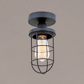 E27工業風單吸頂燈 A19-53-12-4003