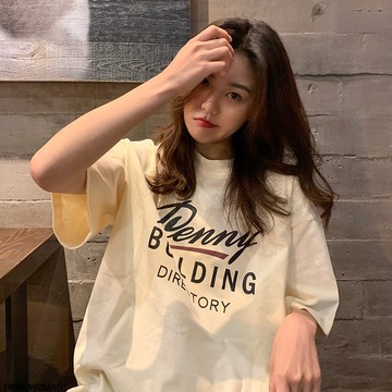 歐美大碼女裝寬鬆遮肉oversize韓版短袖T恤慵懶純棉洋氣百搭上衣
