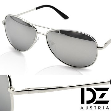 DZ 克雷孟特 抗UV 偏光太陽眼鏡墨鏡(銀框水銀膜)