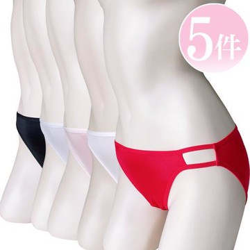5件組-桑緹絲性感鏤空百分百蠶絲內褲 女蠶絲內褲 女三角褲