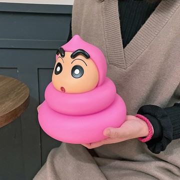 【集點加價購】蠟筆小新 粉色便便系列造型存錢筒