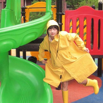 雨季必備 黃色雨衣成人可愛外穿長款演唱會雨服雨披外套電動車人車分離便攜 防水 出貨 雨衣 一件式 暴雨級雨衣 機車雨衣