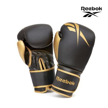 Reebok 銳步 戰鬥拳擊手套 (黑金)