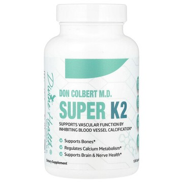 Divine Health, Don Colbert M.D. 超級 K2，200 微克，120 粒膠囊