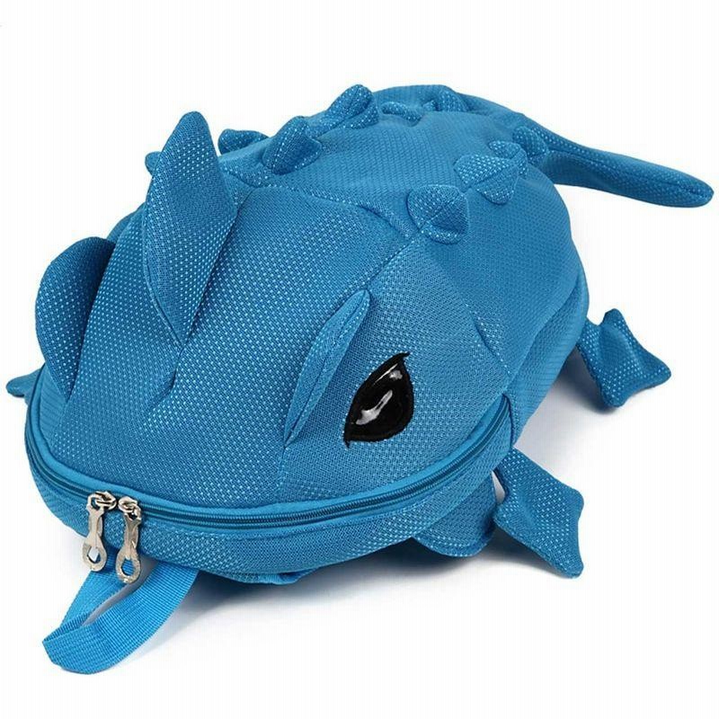 Nyan-Deux 恐竜 リュック おもしろ キッズ カメレオン リュックサック  