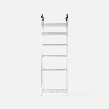 特力屋頂天立地鍍鉻六層架寬75*深46*高235-295公分