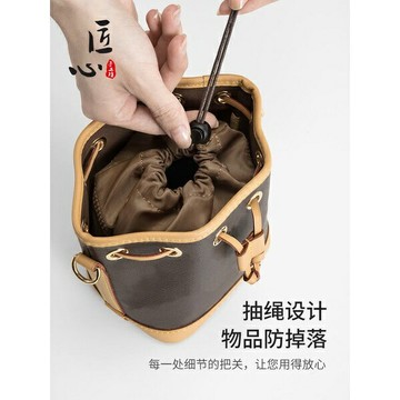 適用於lv nanonoe內膽包mini迷你小水桶包撐抽繩收納內袋