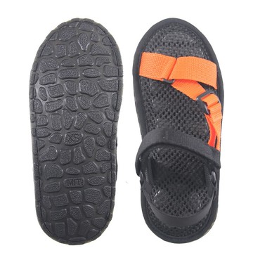 AC Rabbit 低均壓氣墊休閒涼鞋-橘