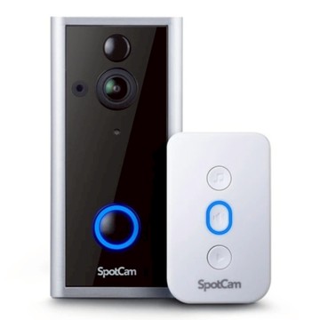 SpotCam 超廣角180度智慧門鈴攝影機  1個  Ring 2
