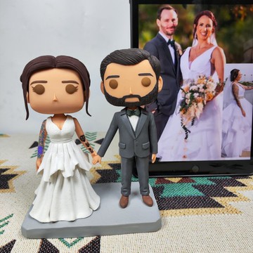 客製化3D人像公仔 訂製手工Funko Pop情侶父母夫妻結婚週年禮物