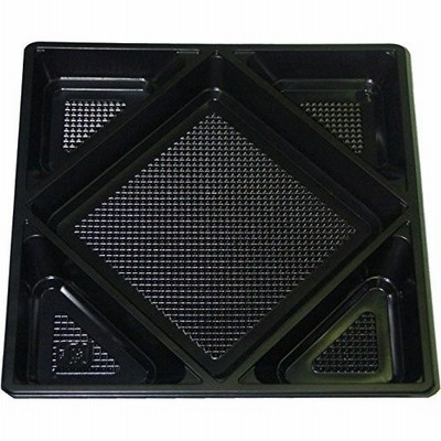 プラ容器 飛鳥用中仕切 黒 8寸用(30入)