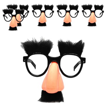 Partyshow 大鼻子眼鏡  6個  黑色 + 膚色