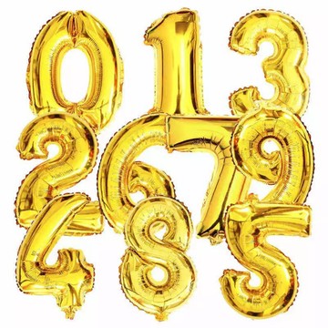 現貨 30寸生日氣球 數字氣球 30寸氣球 派對氣球 婚宴氣球 鋁箔數字氣球鋁箔氣球