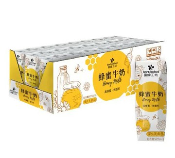 【現貨】蜜蜂工坊 蜂蜜牛奶 250毫升 X 24入