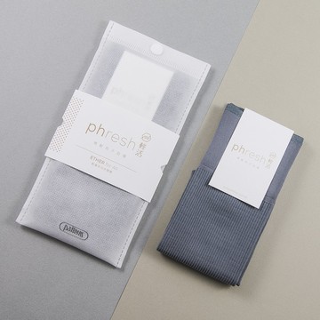 【Phresh輕活】男女旅行抗菌除臭速乾休閒襪 - 零著感親膚款（鋁灰）