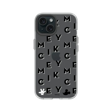iPhone 15 Clear 透明 - 迪士尼-米奇 Mickey - 黑標款-MICKEY