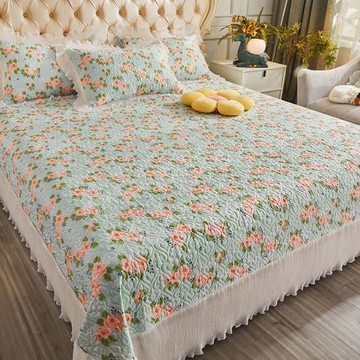 韓版小仙女純棉全棉床蓋三件套加厚夾棉床單單件2025新款四季通用