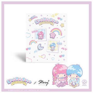 STORY故事銀飾-LittleTwinStars 50th星舞系列-雙星仙子造型耳環組-拍貼款