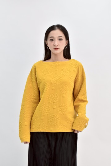 (L) graniph橘色長袖上衣