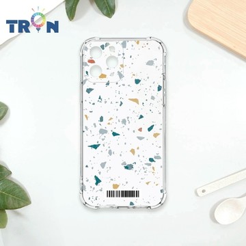 TRON IPhone 11 PRO 彩色幾何小磨石子A款 四角防摔載具殼 軟殼 手機殼