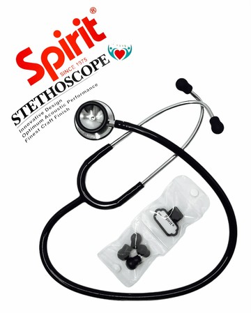 Spirit精國  雙面聽診器 601P-02 專業級輕便雙面聽診器