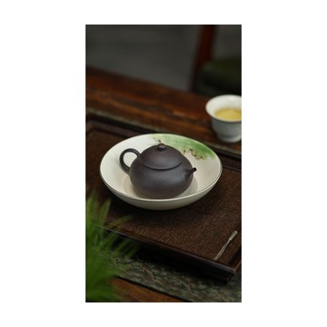 潘壺 天青泥 宜興原礦小品壺慢生活 泡茶壺紫砂壺茶具110cc