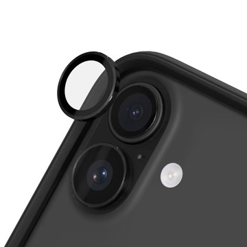 RHINOSHIELD 犀牛盾 9H玻璃鏡頭保護貼2件組 黑色  iPhone 16/16 Plus  1套
