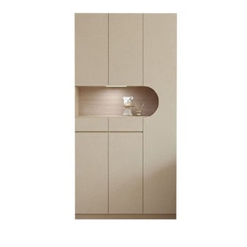 直人木業-CLOUDLIGHT雲光晨霧月牙灣玄關櫃120公分開口面右