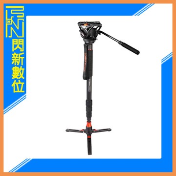 Coman 科漫 DX428AQ6 旋鈕式 鋁合金 單腳架 附全新Q6雲台+支撐三腳底座 公司貨