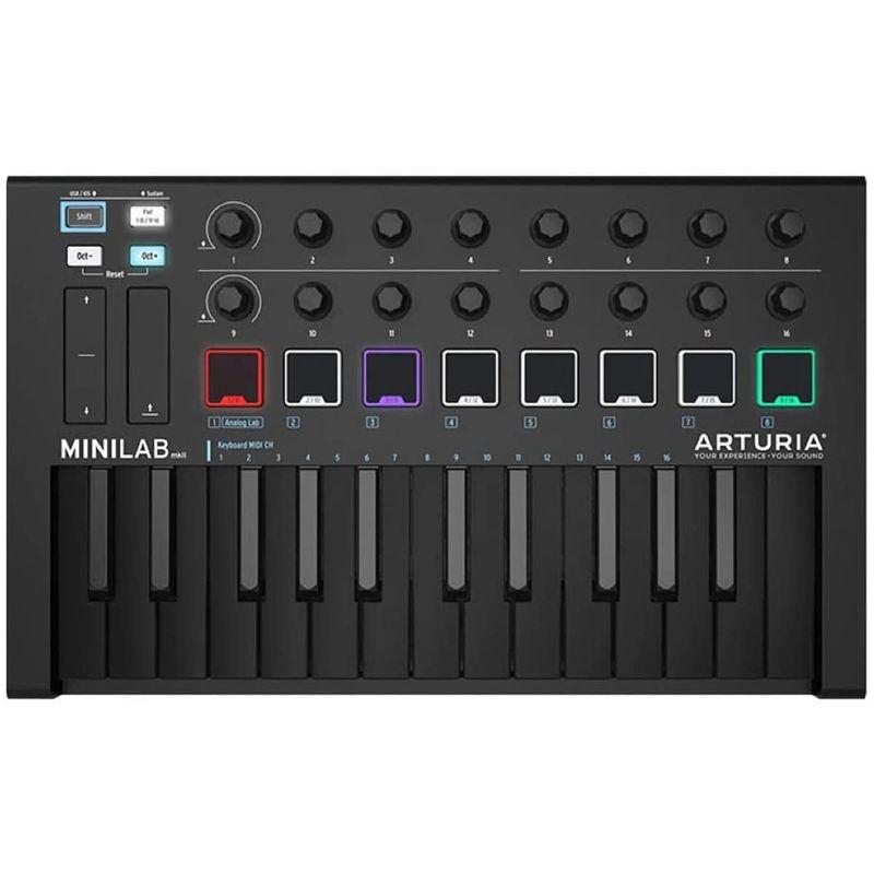 ARTURIA MiniLab MkII (Deep Black) 限定カラー MIDIキーボード 25鍵盤 アートリア