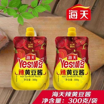 📢超惠購💯新鮮好貨🔥海天黃豆醬 炒菜 拌麵 大醬蘸菜拌飯豆瓣醬料 300g下飯醬料 家用调味酱炒菜 歡迎批發團購