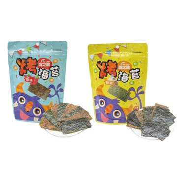 烤海苔(椒鹽原味/辣味)32g 海苔片 點心 脆海苔 海苔 海苔脆片 海苔片