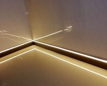 線線貼地踢腳線LED墻公分鋁合金帶地腳墻腳帶10發光燈板燈平面