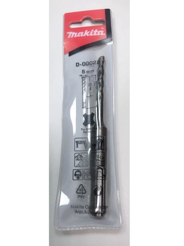 MAKITA 牧田 D-00022 四溝二刃 四溝鑽頭 5*110mm 配件 水泥 鑽頭 鑽尾 四溝 免出力