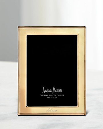 Madison 24K Gold-Plated Personalized Picture Frame, 8x10