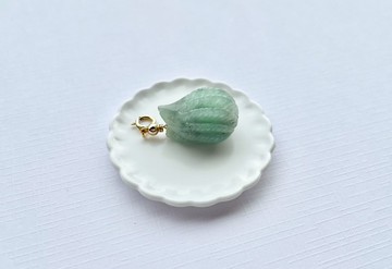 採礦 翡翠 小刺蝟吊墜 (隨意扣)