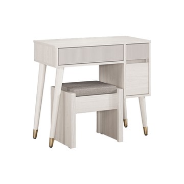 Boden-柏倫2.7尺化妝桌/書桌(附收納化妝椅-不含化妝鏡)-80x40x75cm