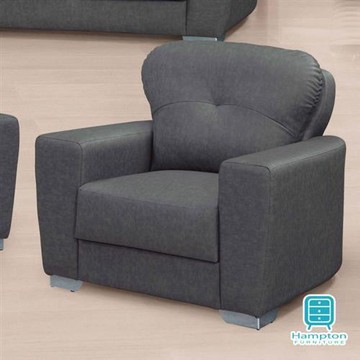 【Hampton 漢汀堡】布雷克貓抓皮單人沙發(一般地區免運費/單人沙發)