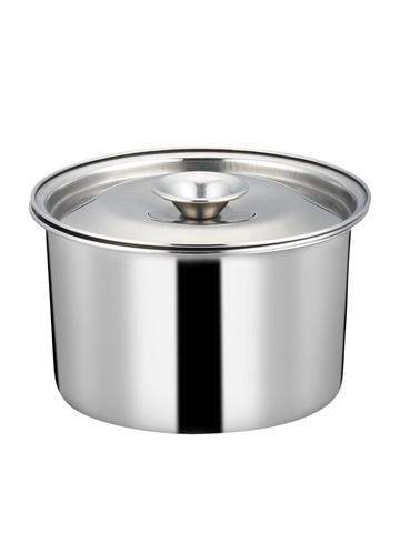 不鏽鋼份數盆/料理盆 不銹鋼盆圓形裝油盆帶蓋家用小號味盅湯盆碗廚房鐵盆容器小的盆子『XY20612』