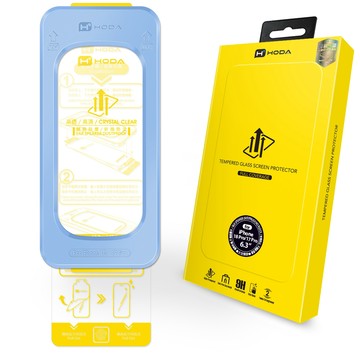 hoda iPhone 18/ 17 /Pro /Pro Max /16 Pro /Air 高透光玻璃保護貼(附無塵太空艙貼膜神器Lite)
