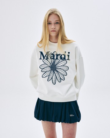 MARDI MERCREDI 泡泡迷你裙 海軍藍 小標 VOLUME MINI SKIRT