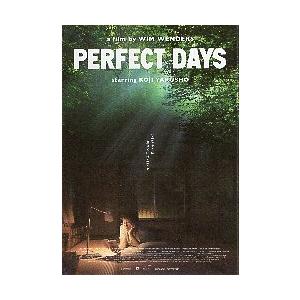 映画チラシ／ PERFECT　DAYS　（Wヴェンダース監督、役所広司）