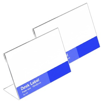 COM-T 康太 壓克力展示立牌 桌上標籤  100 x 65mm  2個