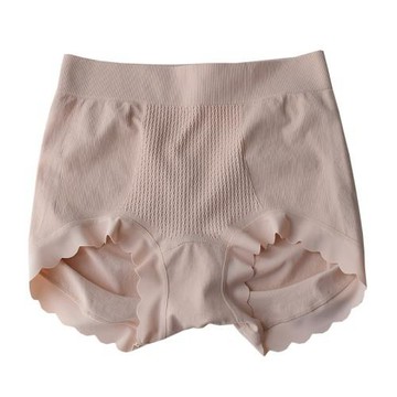 貝萊婭2758中腰包臀提臀平角褲無痕邊無縫內褲女透氣內襠三角褲