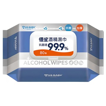 US baby 優生酒精濕巾 適用於餐具、奶嘴、玩具及居家用品  1入  1包