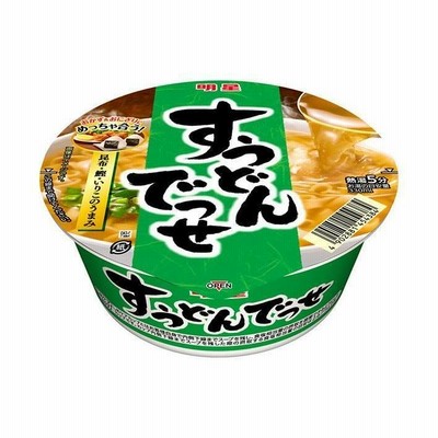 明星食品 すうどんでっせ 67g×12個入｜ 送料無料